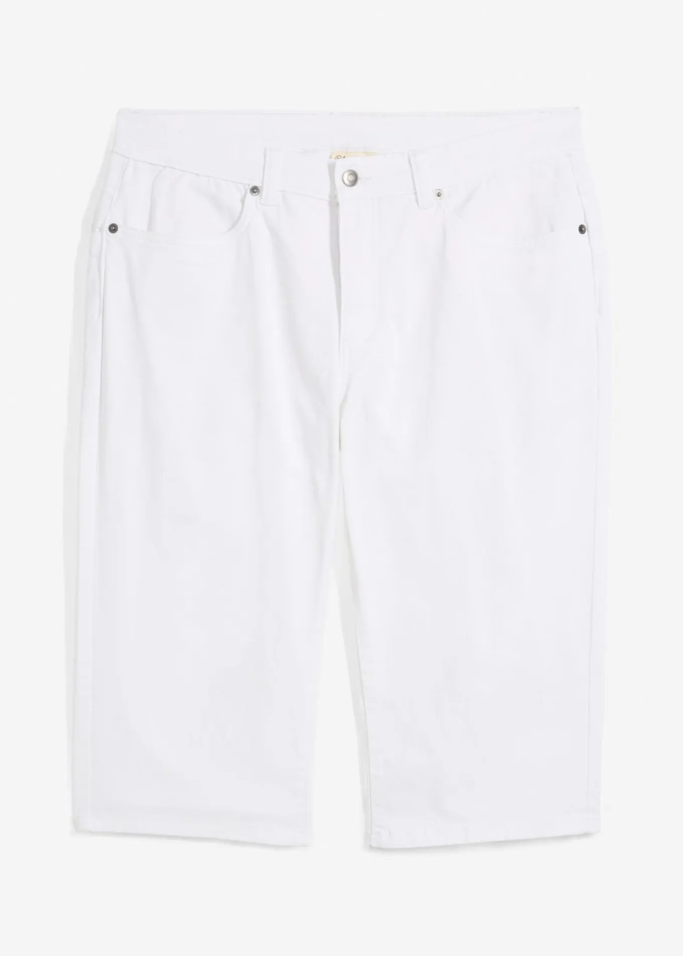 Bermudas vaqueras elásticas largas y ligeras, regular fit