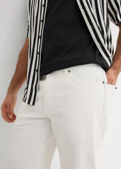 Bermudas vaqueras elásticas largas y ligeras, regular fit