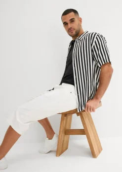 Bermudas vaqueras elásticas largas y ligeras, regular fit