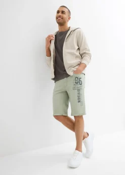 Bermudas vaqueras elásticas con corte regular