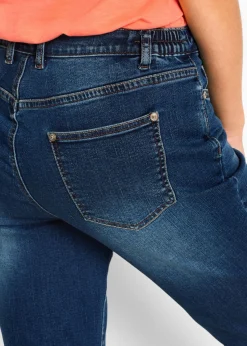 Bermudas vaqueras, mid waist, con cintura cómoda
