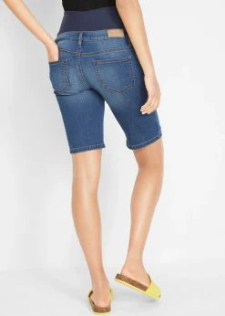 Bermudas vaqueras premamá, regular fit