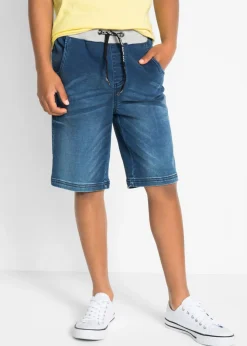 Bermudas vaqueras sin cierre, regular fit