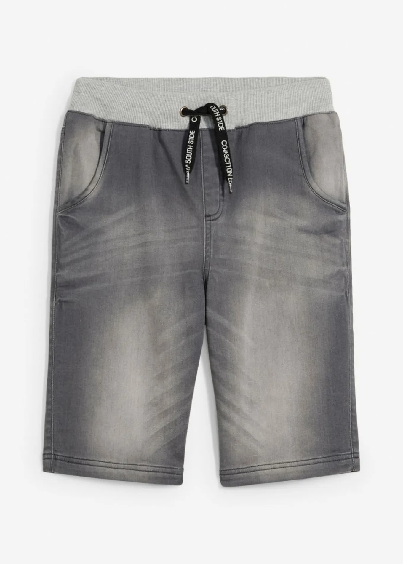 Bermudas vaqueras sin cierre, regular fit