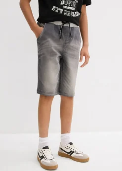 Bermudas vaqueras sin cierre, regular fit