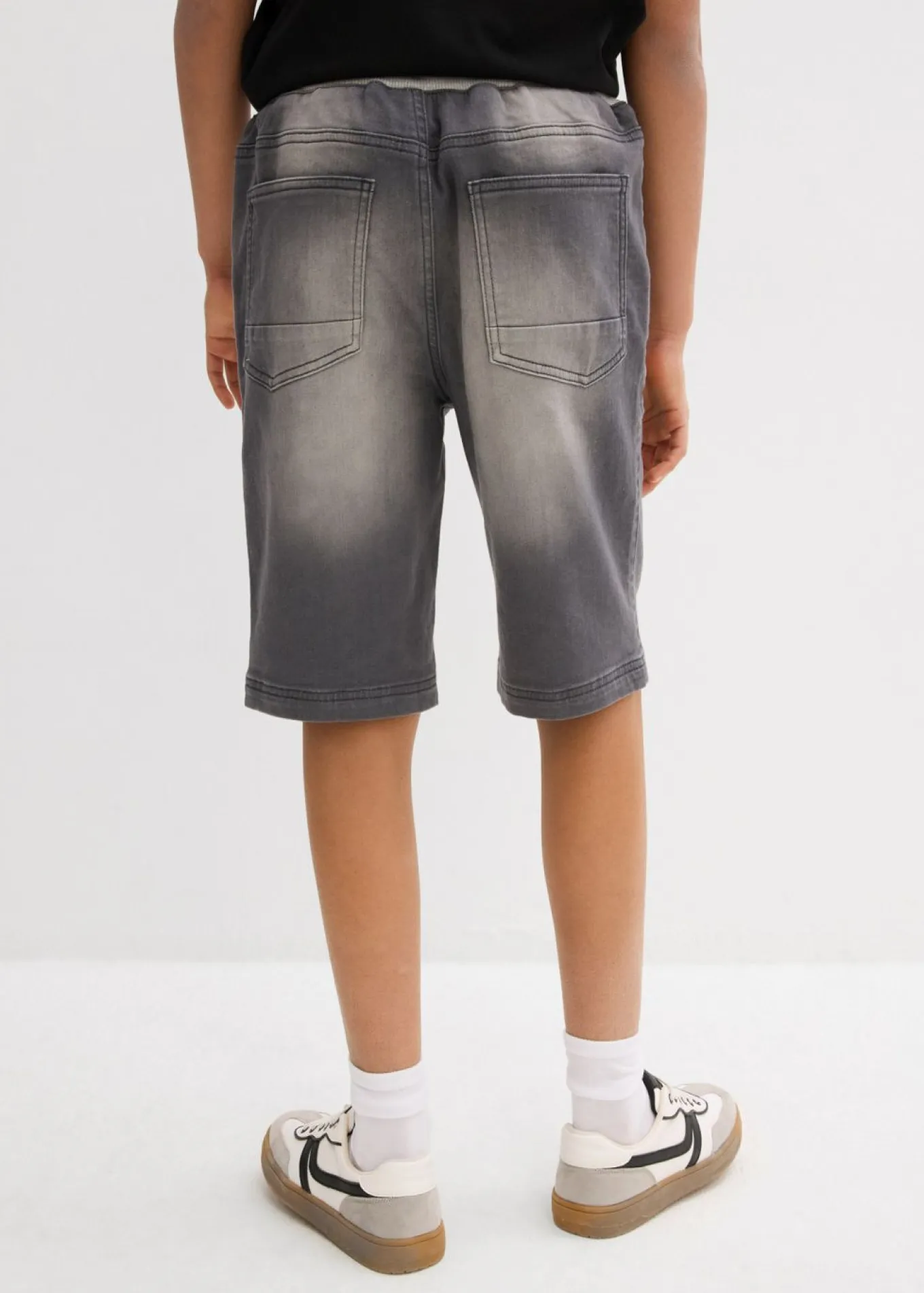 Bermudas vaqueras sin cierre, regular fit