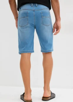 Bermudas vaqueras tipo chándal con corte slim (2 unidades)
