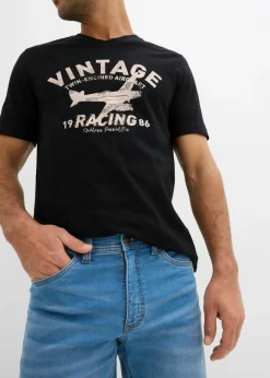 Bermudas vaqueras tipo chándal con corte slim (2 unidades)