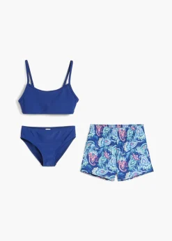 Bikini + pantalón corto (conjunto de 3 piezas)