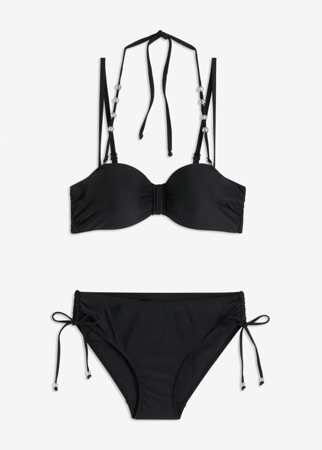 Bikini balconette (2 piezas) con tirantes halter extra