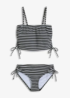 Bikini bandeau con tirantes desmontables (2 piezas)