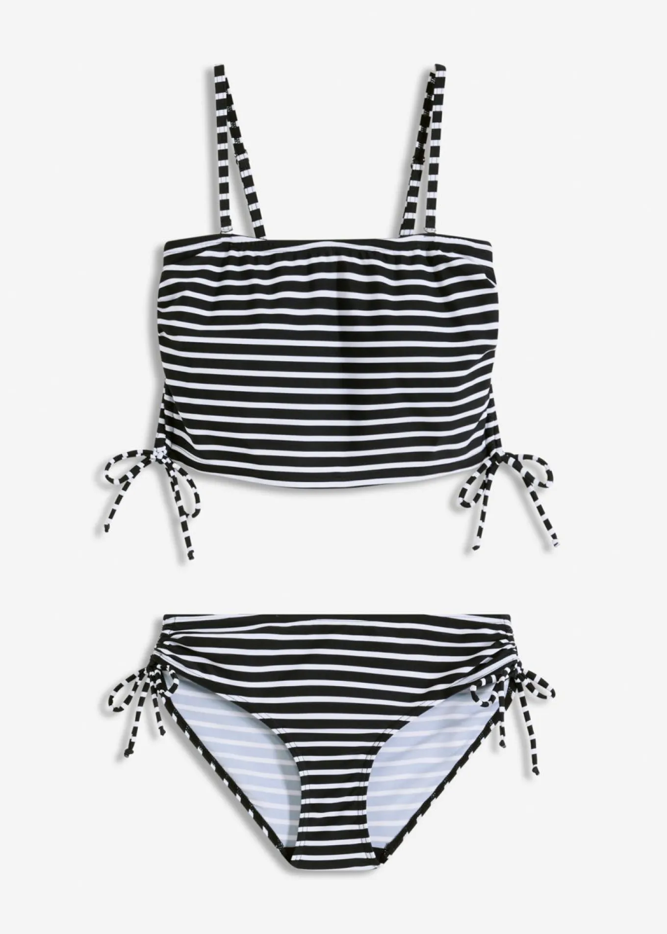 Bikini bandeau con tirantes desmontables (2 piezas)
