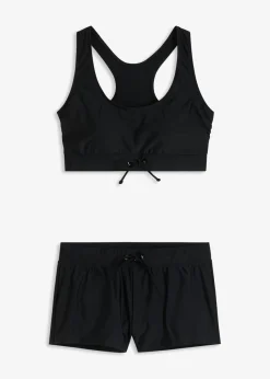 Bikini bustier con pantalón de baño (2 piezas)