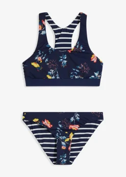 Bikini bustier reversible (2 piezas)