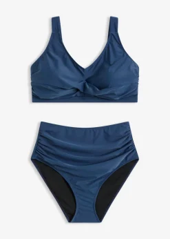 Bikini con ligero efecto moldeador y aspecto cruzado (2 piezas)