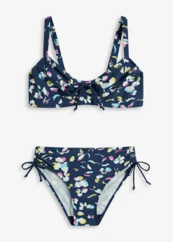 Bikini reductor con cinta para anudar (2 piezas)