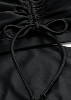 Bikini tipo bustier (2 piezas) con cintas para anudar
