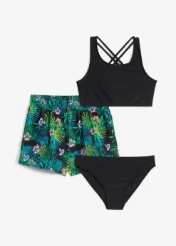 Bikini y braguita de baño (conjunto de 3 piezas)