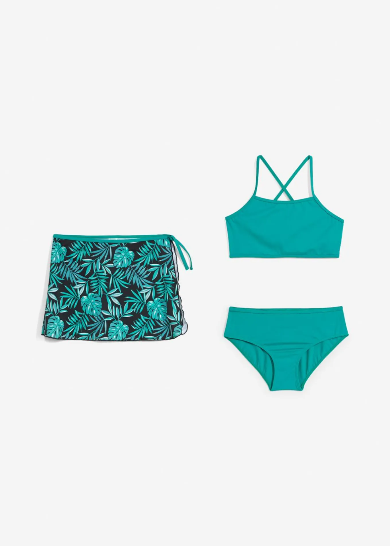 Bikini y falda (3 piezas)