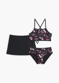 Bikini y falda (3 piezas)