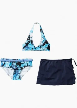 Bikini y falda para atar (conjunto de 3 piezas)