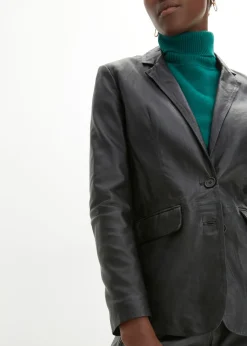Blazer con napa de borrego