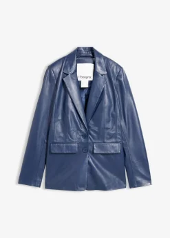 Blazer con napa de borrego