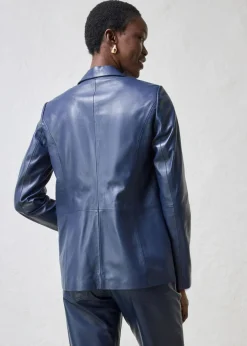 Blazer con napa de borrego