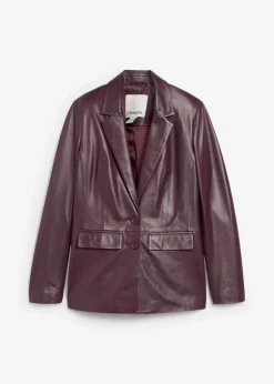 Blazer con napa de borrego