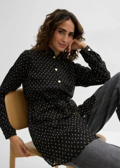 Blusa 2 en 1 de gasa para durante y después del embarazo