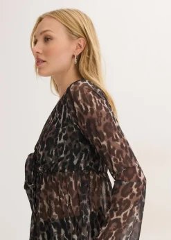 Blusa ajustada de malla