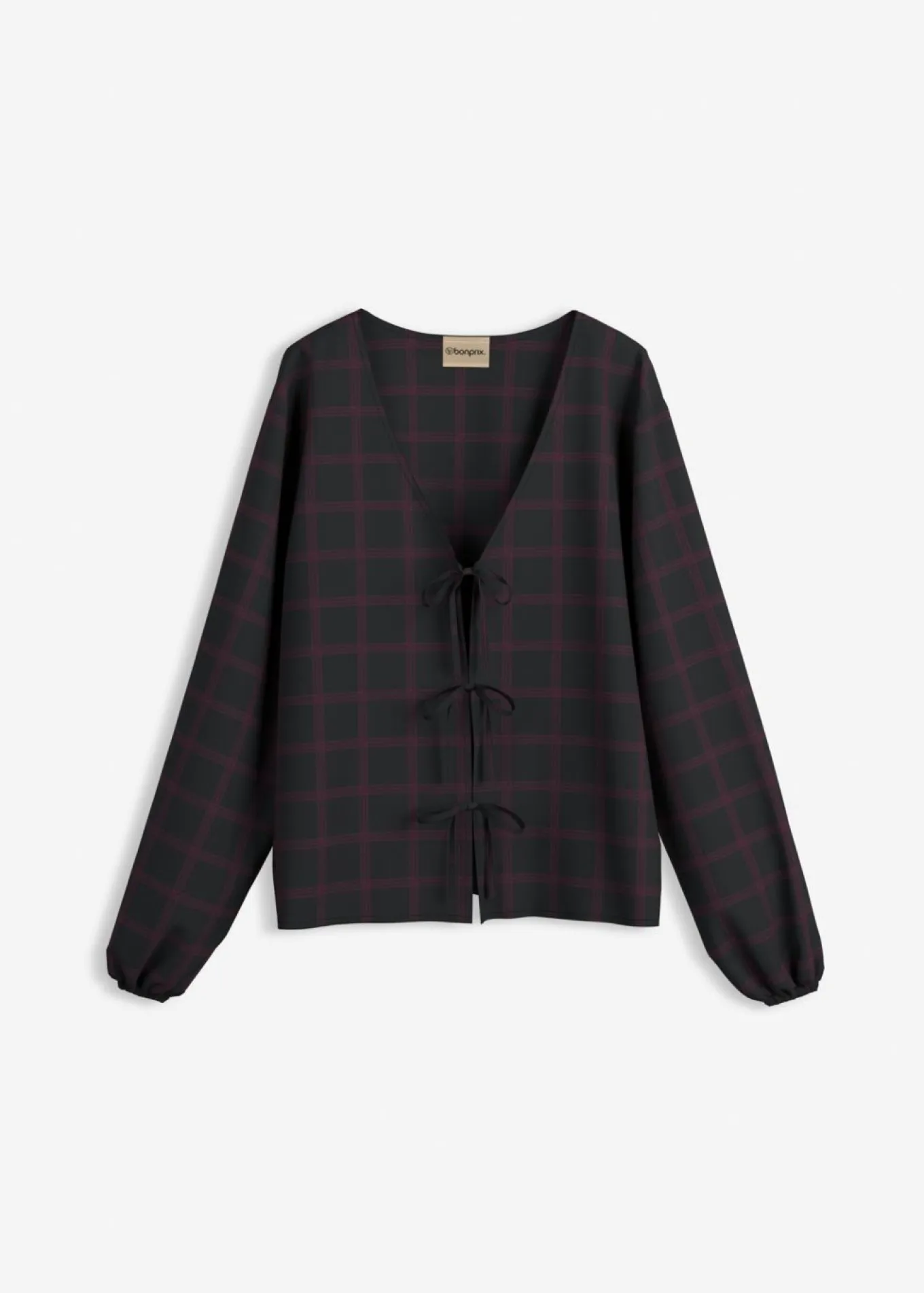 Blusa ancha de viscosa suave