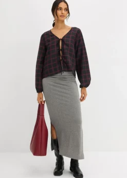 Blusa ancha de viscosa suave