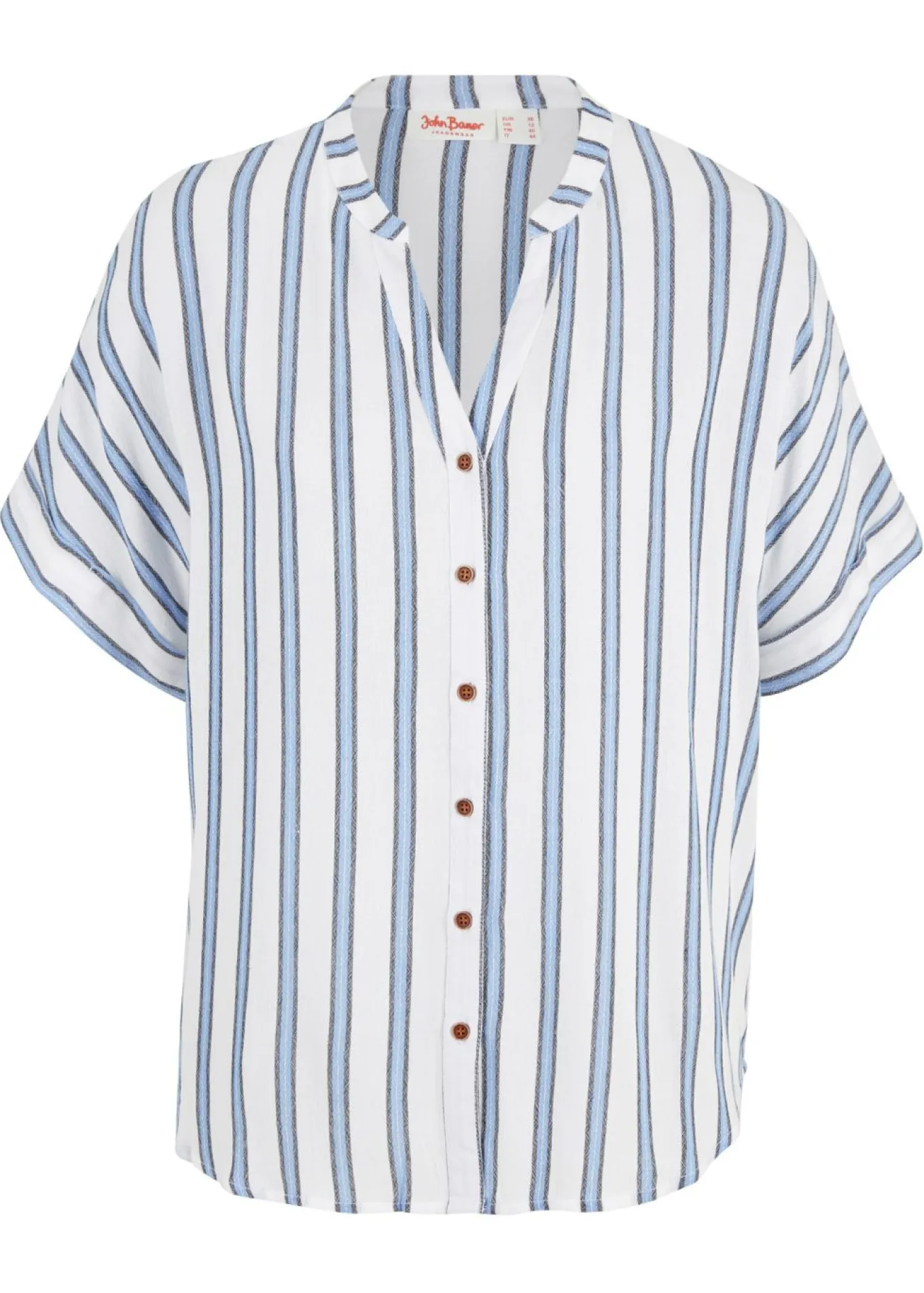 Blusa arrugada de viscosa fluida