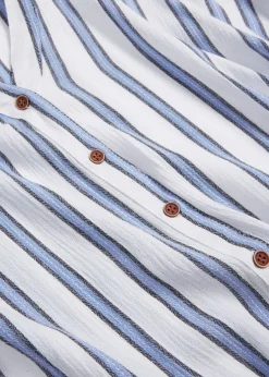 Blusa arrugada de viscosa fluida