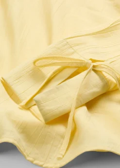 Blusa camisera de mezcla de viscosa fluida