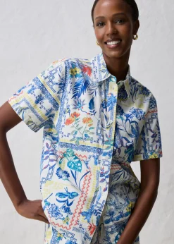 Blusa con contenido de seda