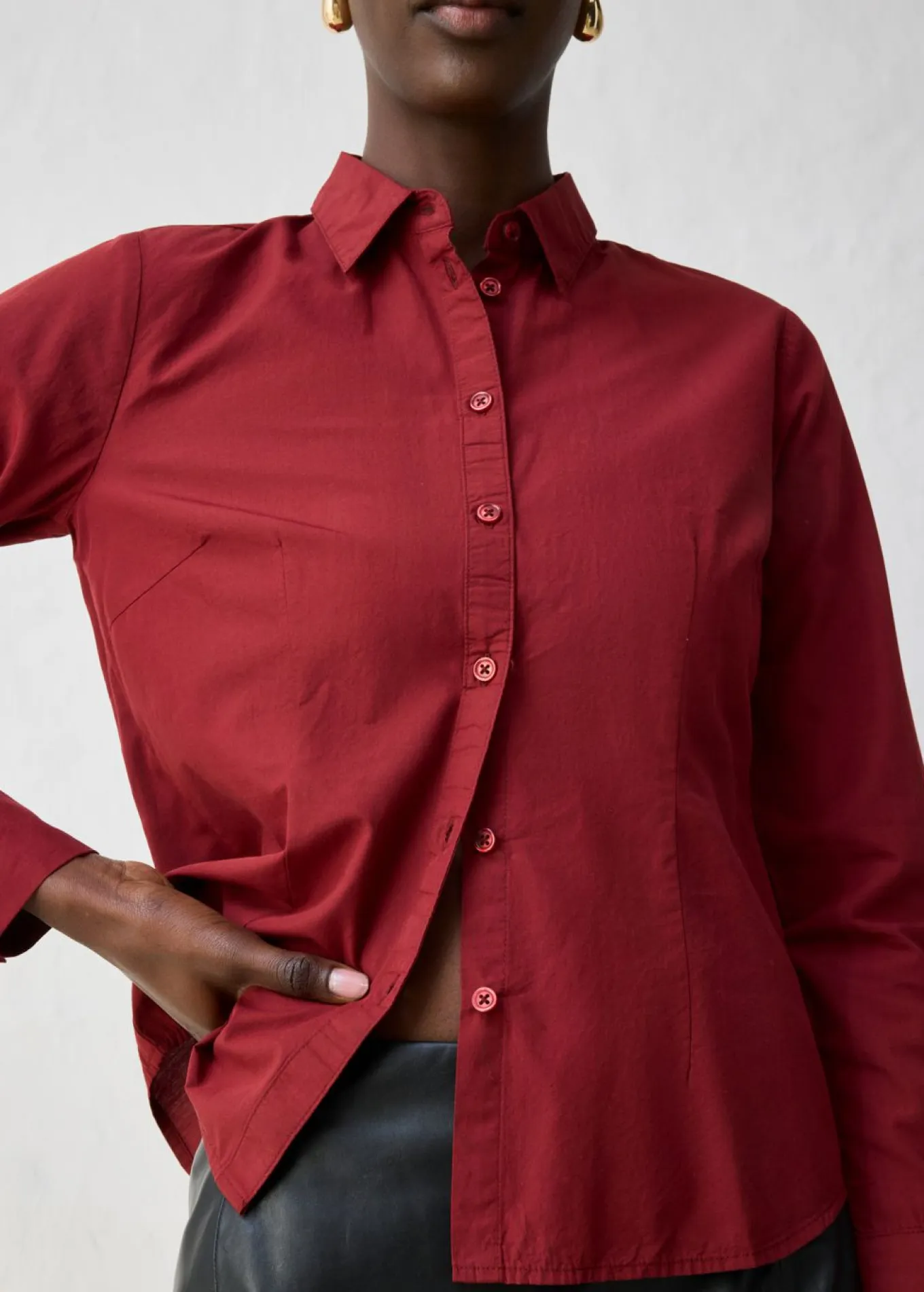 Blusa con contenido de seda