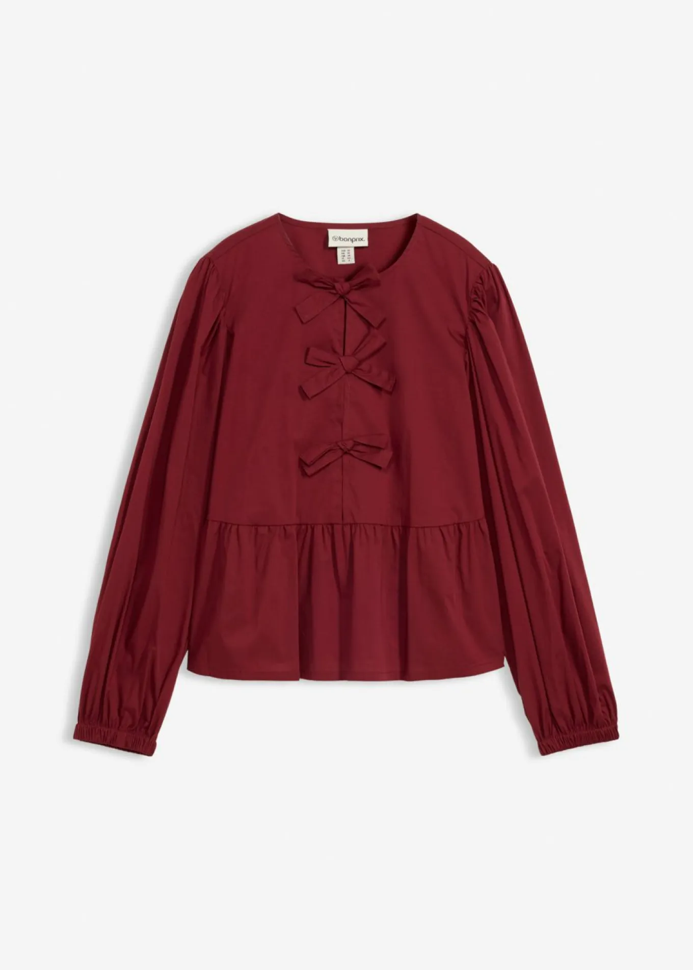 Blusa con detalles de lazo