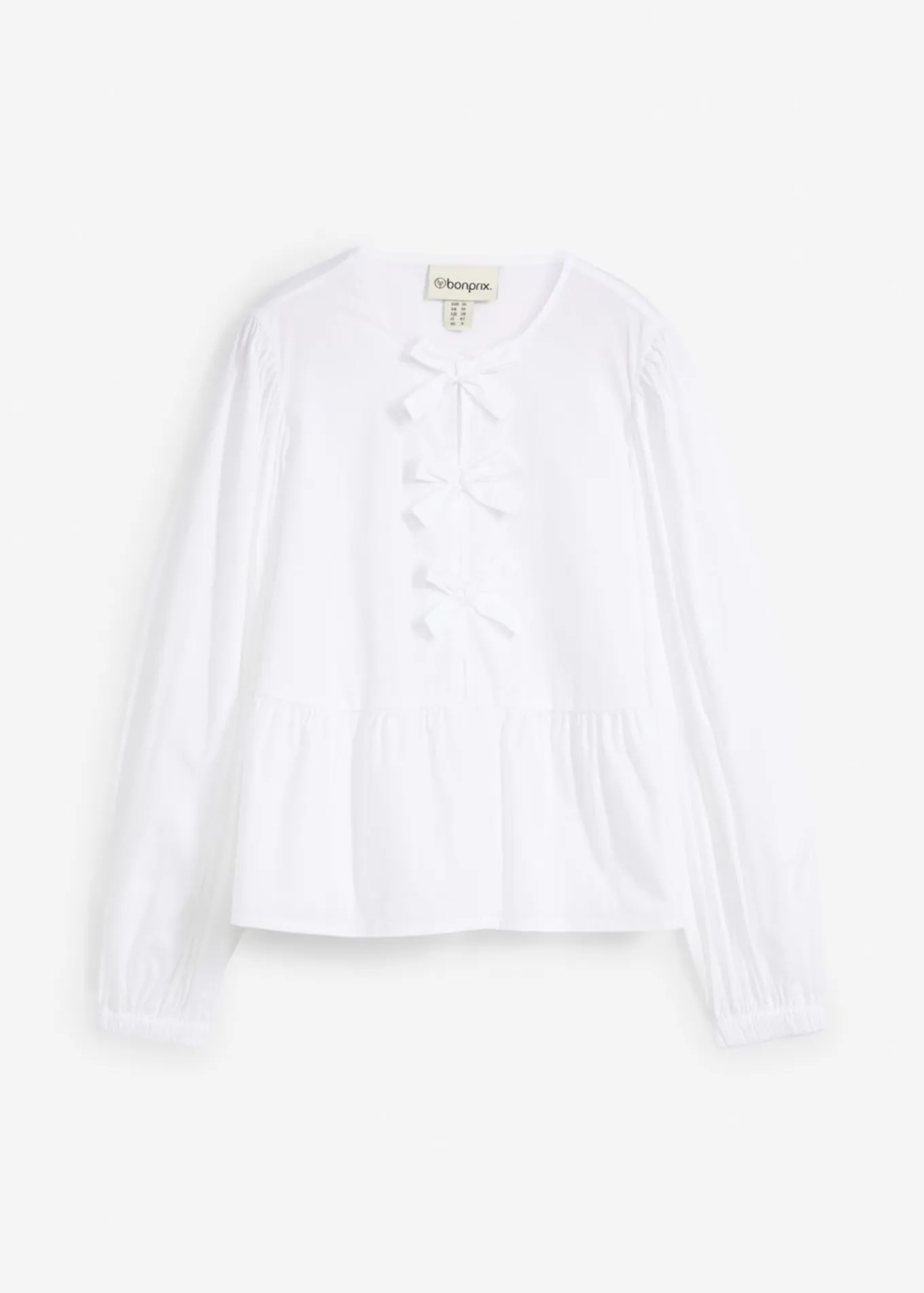 Blusa con detalles de lazo