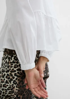 Blusa con detalles de lazo