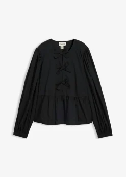 Blusa con detalles de lazo