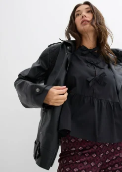 Blusa con detalles de lazo