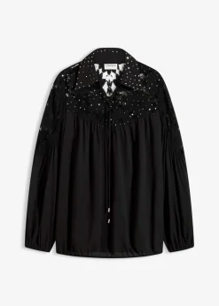 Blusa con encaje