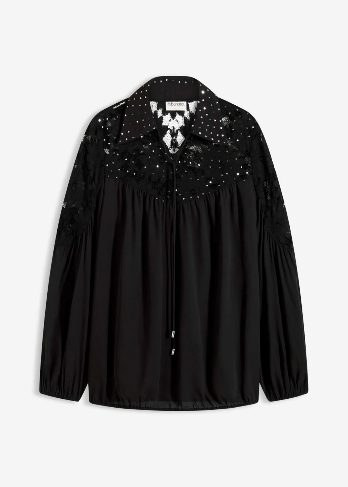 Blusa con encaje