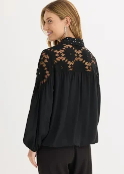 Blusa con encaje