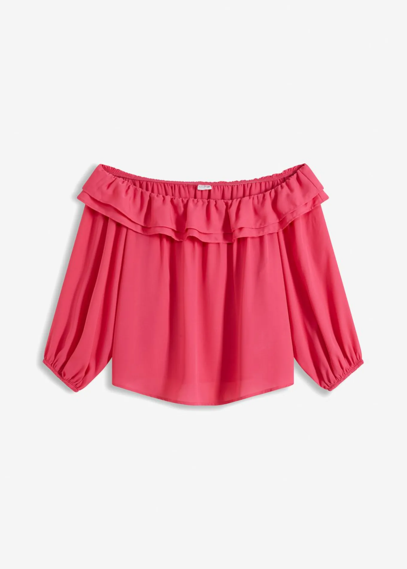 Blusa con escote bañera