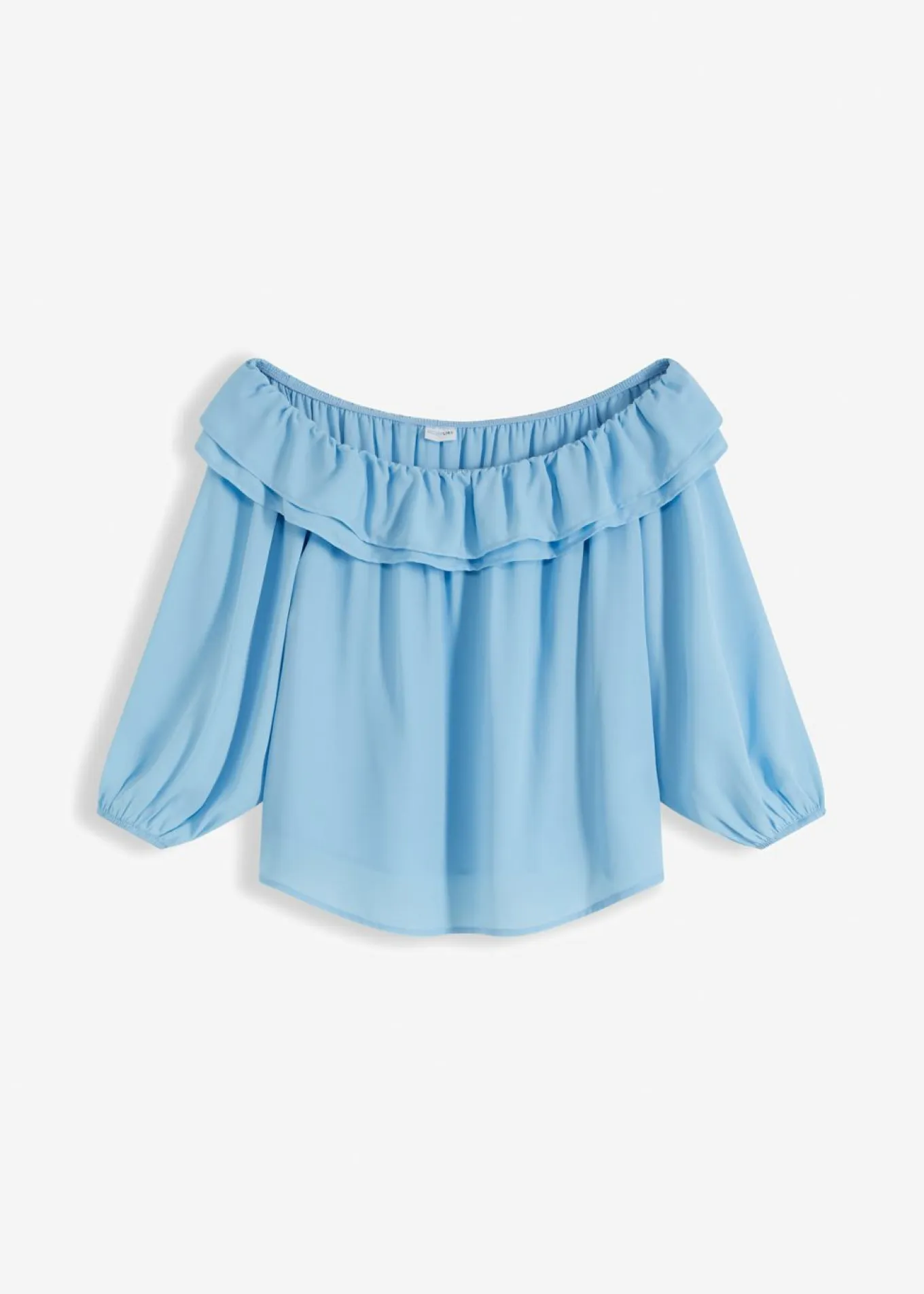 Blusa con escote bañera