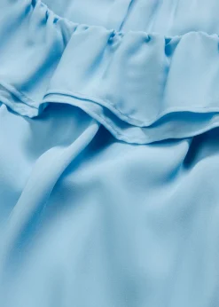 Blusa con escote bañera