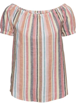Blusa con escote bañera